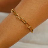 Tulum Chunky Paperclip Bracelet